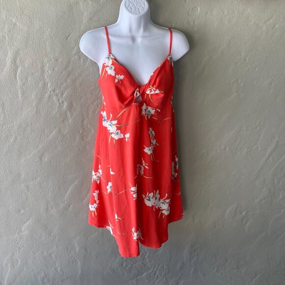 VOLCOM RETRO RESORT CAMI MINI DRESS NWT SZ - Picture 1 of 6